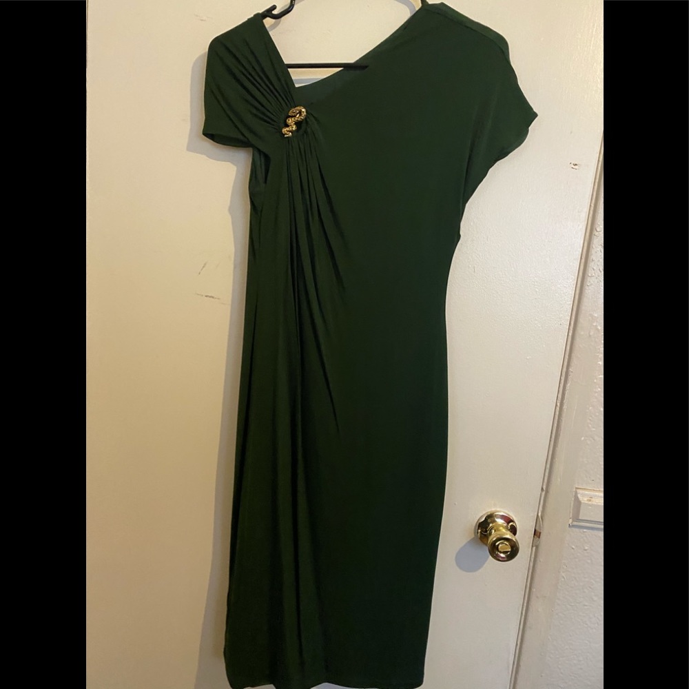 Roberto cavalli green dress
